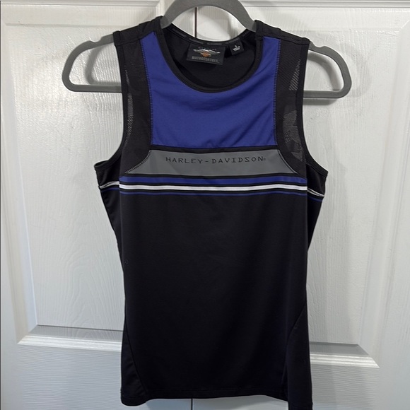 Harley-Davidson Black and Blue Swim Tank - Picture 2 of 8
